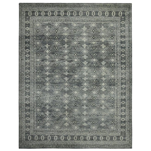 Amer Rugs Divine Hand-knotted Area Rug With Elegant Turkish And Southwestern Motifs, Crafted From Wool Gray Wool Div40203