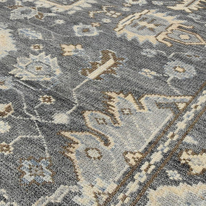 Amer Rugs Divine Hand-knotted Area Rug With Elegant Turkish And Southwestern Motifs, Crafted From Wool Brown,Beige Wool Div50203