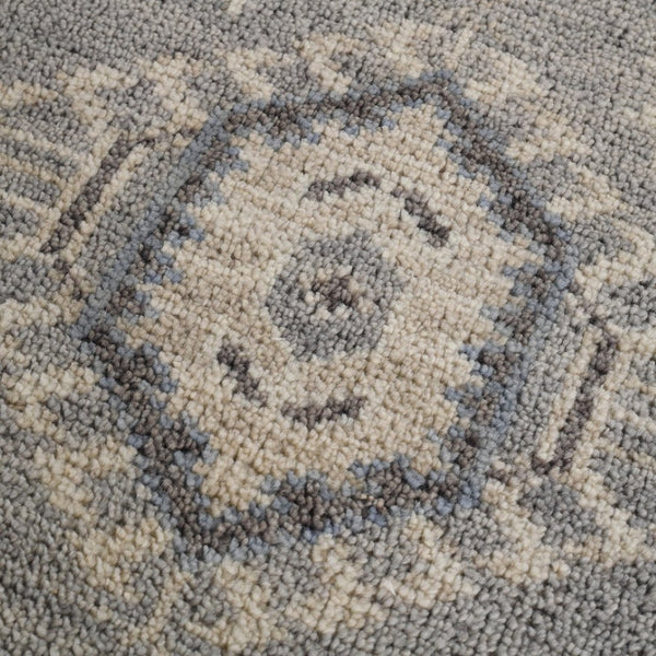 Amer Rugs Divine Hand-knotted Area Rug With Elegant Turkish And Southwestern Motifs, Crafted From Wool Gray Wool Div60203