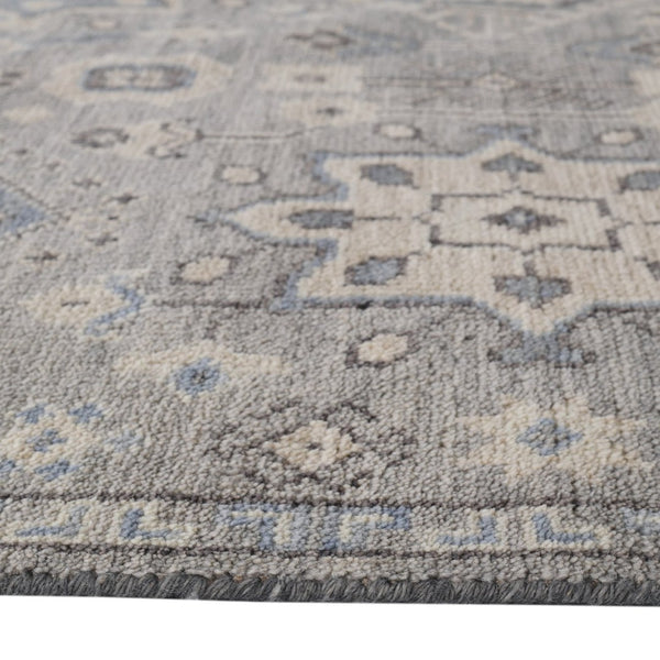 Amer Rugs Divine Hand-knotted Area Rug With Elegant Turkish And Southwestern Motifs, Crafted From Wool Gray Wool Div60203
