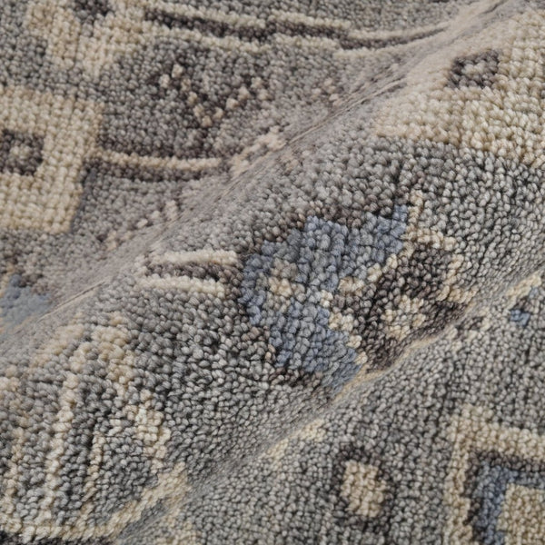 Amer Rugs Divine Hand-knotted Area Rug With Elegant Turkish And Southwestern Motifs, Crafted From Wool Gray Wool Div60203