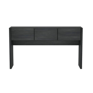 Manhattan Comfort Linda Modern Console Table - Elegant Design With Versatile Storage For Any Entryway Or Living Space Charcoal Grey Mdp Dk002-gy