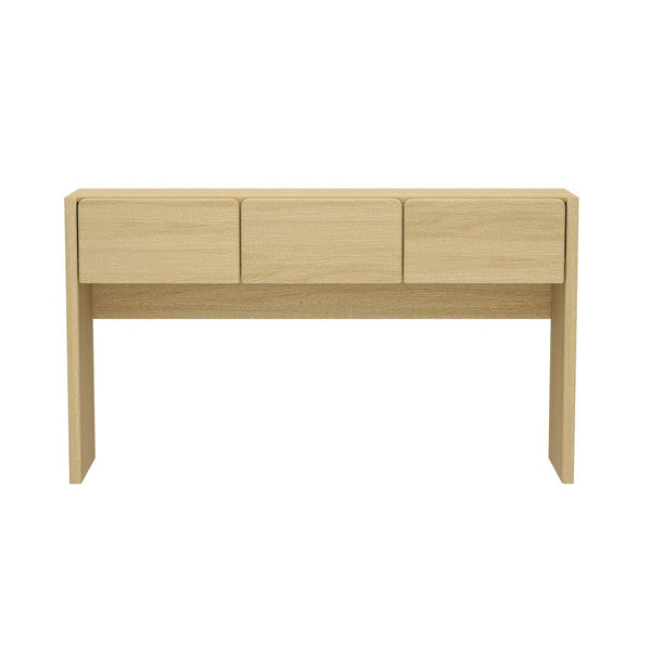 Manhattan Comfort Linda Modern Console Table - Elegant Design With Versatile Storage For Any Entryway Or Living Space Natural Oak Mdp Dk002-na