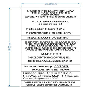 English Elm Upholstered modern daybed with under-bed storage drawers, full-size platform frame for guests Beige DL002033AAA