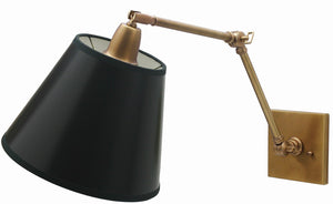 House Of Troy Direct Wire 20" Weathered Brass Library Lamp - Elegant Wall Swing Light With Classic Design & Charm Weathered Brass Metal Dl20-wb