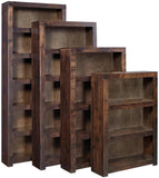 Contemporary Alder Smokey Grey 84" Bookcase DL3484-GRY Aspenhome