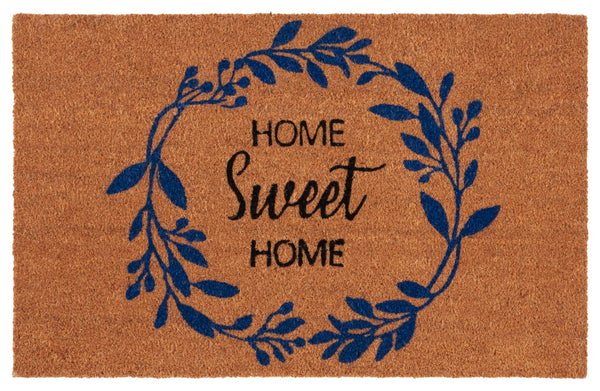 Safavieh Home Sweet Home Coir Mats 240b - Hand-tufted Natural Accent Rug With Eco-friendly Design & Charm Natural 60% Coir,40% Pvc Dmts240b-2