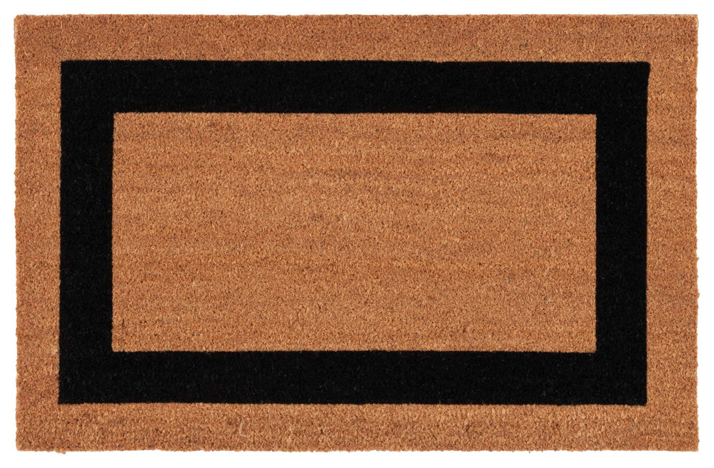 Safavieh Border Coir Mats 241b Natural - Hand-tufted Accent Rug For Elegant Spaces, Eco-friendly Style Natural 60% Coir,40% Pvc Dmts241b-2