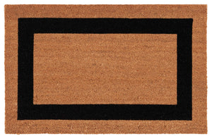 Safavieh Border Coir Mats 241b Natural - Hand-tufted Accent Rug For Elegant Spaces, Eco-friendly Style Natural 60% Coir,40% Pvc Dmts241b-2