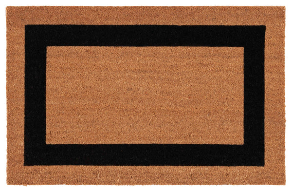 Safavieh Border Coir Mats 241b Natural - Hand-tufted Accent Rug For Elegant Spaces, Eco-friendly Style Natural 60% Coir,40% Pvc Dmts241b-2