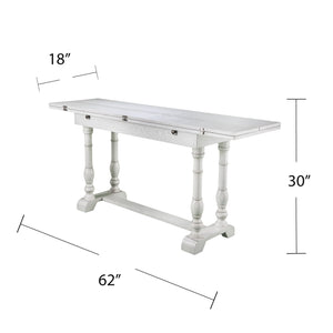 Safavieh Edenderry Farmhouse Trestle Table Converts From Slim Console To Six Seat Pine Dining DN0894