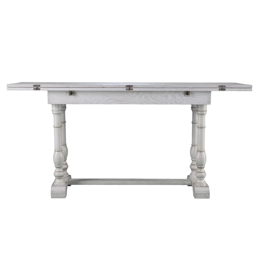 Safavieh Edenderry Farmhouse Trestle Table Converts From Slim Console To Six Seat Pine Dining DN0894