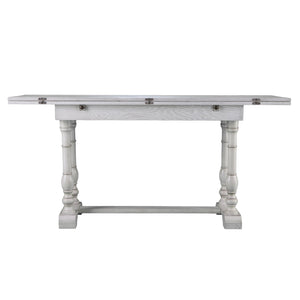 Safavieh Edenderry Farmhouse Trestle Table Converts From Slim Console To Six Seat Pine Dining DN0894