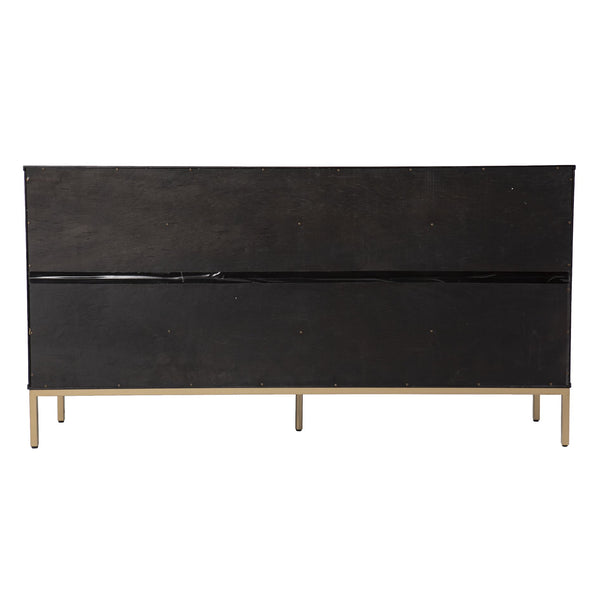 Safavieh Marradi Modern Sideboard With Diamond Door Panels Ash Birch Veneer Dining Storage DN1111930