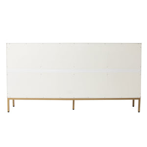 Safavieh Marradi Modern Sideboard With Diamond Door Panels Mdf Build And Iron Base For Dining DN1222330