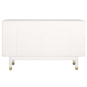 Safavieh Fenpatrick Buffet Sideboard Modern White Mdf Storage Cabinet For Dining Or Living Room DN1269730