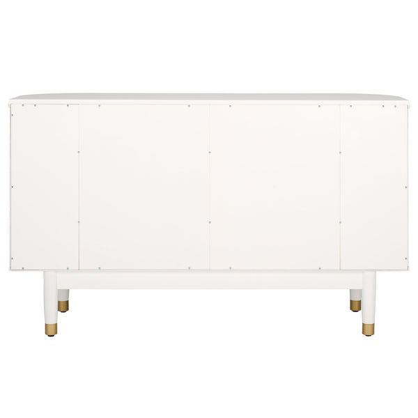 Safavieh Fenpatrick Buffet Sideboard Modern White Mdf Storage Cabinet For Dining Or Living Room DN1269730