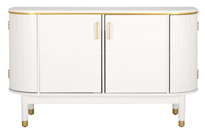 Safavieh Fenpatrick Buffet Sideboard Modern White Mdf Storage Cabinet For Dining Or Living Room DN1269730