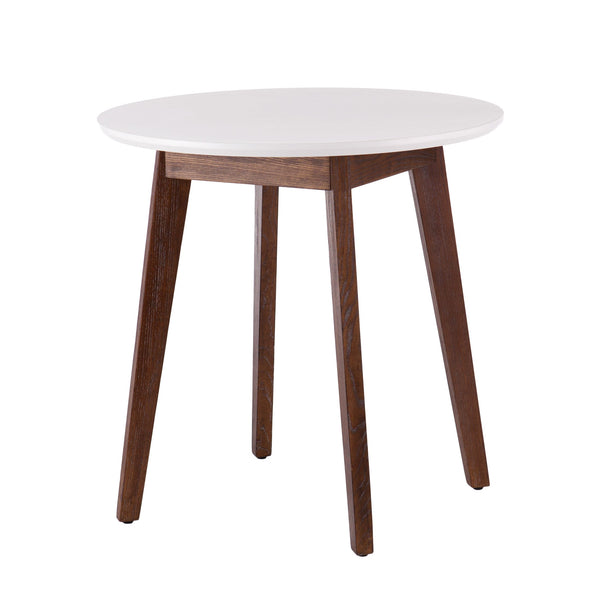 Safavieh Holly & Martin Oden Round Mid-Century Dining Table With Ash Veneer Top For Small Spaces DN7321