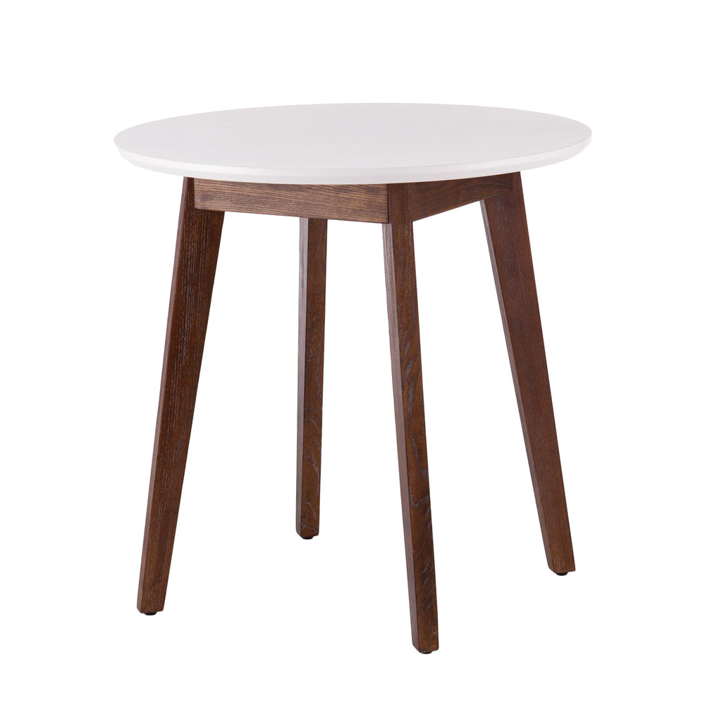 Safavieh Holly & Martin Oden Round Mid-Century Dining Table With Ash Veneer Top For Small Spaces DN7321
