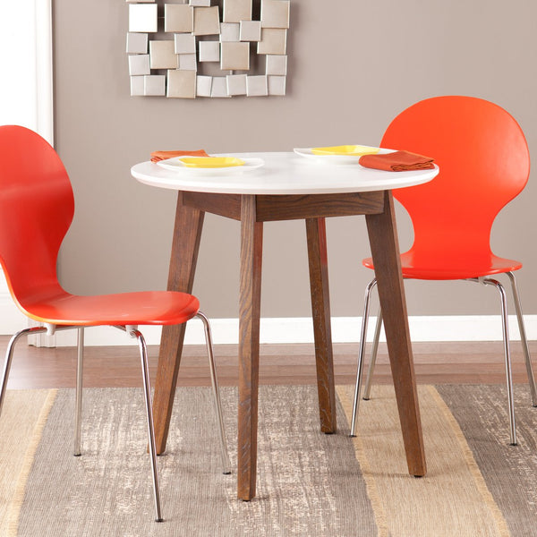 Safavieh Holly & Martin Oden Round Mid-Century Dining Table With Ash Veneer Top For Small Spaces DN7321