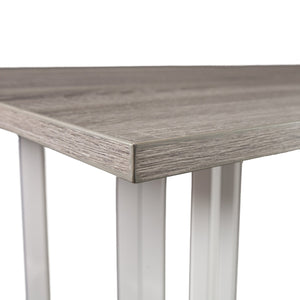 Safavieh Holly Martin Driness Convertible Drop Leaf Dining Table For Small Spaces With Gate Leg Design GREY DN7440