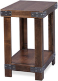 Industrial Ghost Black Chairside Table DN913-GHT Aspenhome