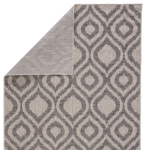 Jaipur Living Nikki Chu Jaipur Trellis Flatweave Polyester Outdoor Rug Ikat Gray Geometric Accent 2'X3'7" RUG143884