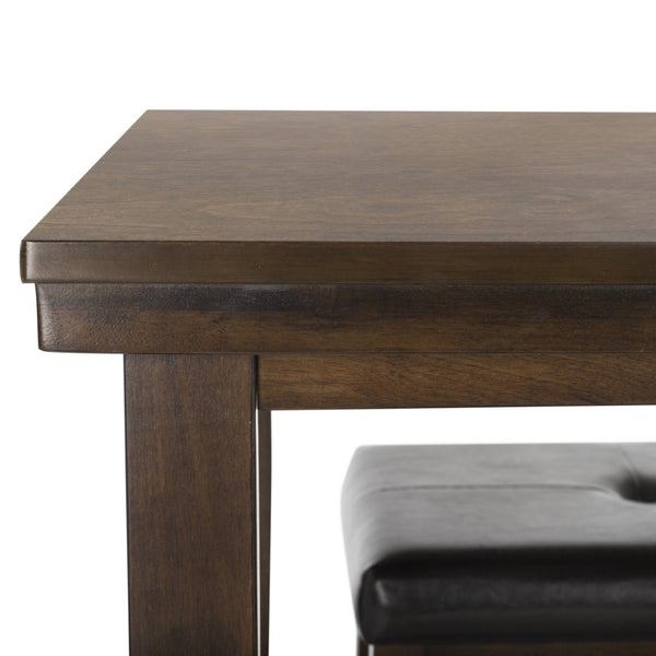 Safavieh Billy 5-Piece Pub Set: Stylish English-Inspired Dining Set With Upholstered Stools For Cozy Gatherings DNS9201A