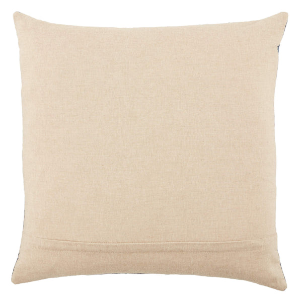 Jaipur Living Nikki Chu Jaipur Living Joyce Art Deco Velvet Cotton Throw Pillow Cover with Embroidery Light Gray PLC102485