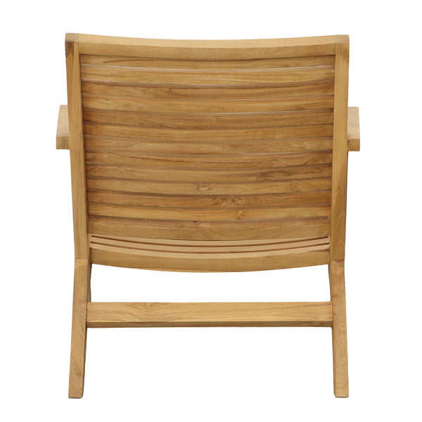 Dovetail Janine Occasional Chair Natural Finish Teak Wood DOV0453