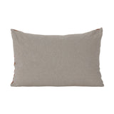 Dovetail Kenzy Pillow Cotton Front and Linen Back Flower - Orange Dye 
