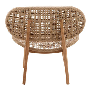 Karina Living Hermosillo Outdoor Occasional Chair - Stylish, Weather-Resistant Seating for Patios and Poolside Relaxation DOV10000-NATL