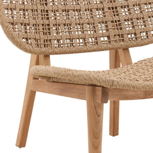 Karina Living Hermosillo Outdoor Occasional Chair - Stylish, Weather-Resistant Seating for Patios and Poolside Relaxation DOV10000-NATL