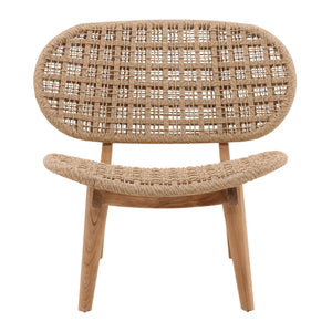 Karina Living Hermosillo Outdoor Occasional Chair - Stylish, Weather-Resistant Seating for Patios and Poolside Relaxation DOV10000-NATL