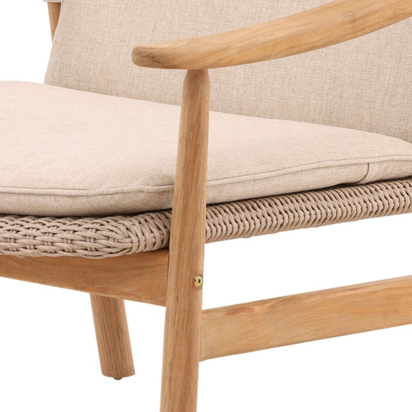 Karina Living Wembley Outdoor Occasional Chair - Stylish Beige Lounge with Weather-Resistant Comfort & Durability DOV10002-BEIG