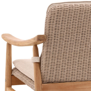 Karina Living Wembley Outdoor Occasional Chair - Stylish Beige Lounge with Weather-Resistant Comfort & Durability DOV10002-BEIG