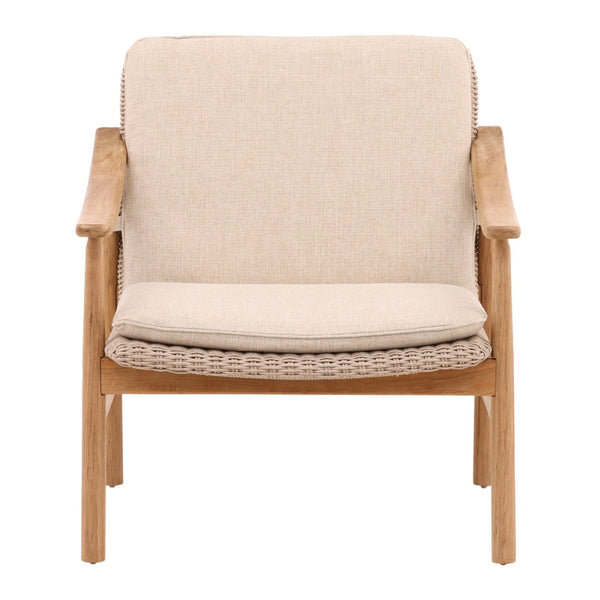 Karina Living Wembley Outdoor Occasional Chair - Stylish Beige Lounge with Weather-Resistant Comfort & Durability DOV10002-BEIG