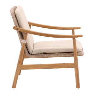 Karina Living Wembley Outdoor Occasional Chair - Stylish Beige Lounge with Weather-Resistant Comfort & Durability DOV10002-BEIG