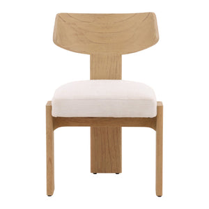 Karina Living Ian Dining Chair Set of 2 - Elegant Tweed Upholstered Chairs for Timeless Dining Comfort & Style DOV11511-NATL