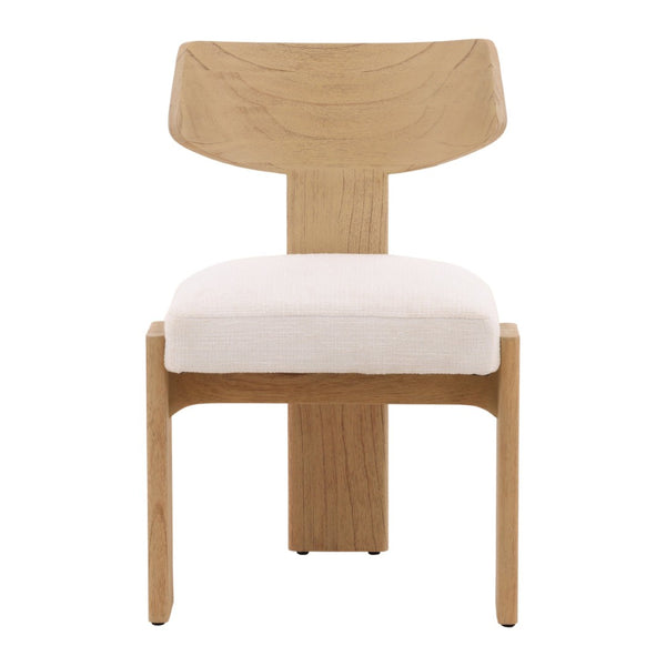Karina Living Ian Dining Chair Set of 2 - Elegant Tweed Upholstered Chairs for Timeless Dining Comfort & Style DOV11511-NATL