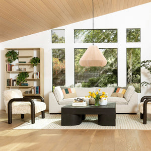 Karina Living Juna Coffee Table - Elegant Dark Brown Centerpiece with Spacious Surface for Modern Living Rooms DOV11513-DKBR