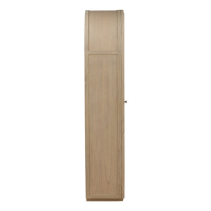 Karina Living Freyja Cabinet Light Natural - Tall Mindi Wood Storage Solution for Living Rooms & Entryways DOV11563-LTNT