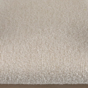 Dovetail Nathaniel Dining Chair Boucle Upholstery and Mindi Wood - Off White and Natural Frame