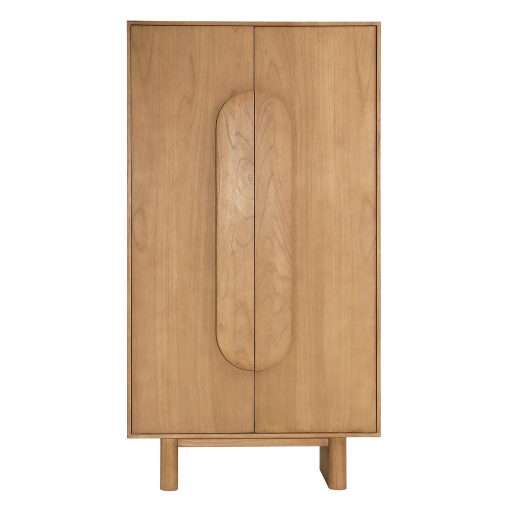 Dovetail,Display Cabinets,,Natural,Mindi Wood Veneer,Freight,Light Brown,,Wood,Wood,Wood,,REGULAR 20,$2500 - $3000 Jada Cabinet DOV11693-NATL Dovetail Dovetail