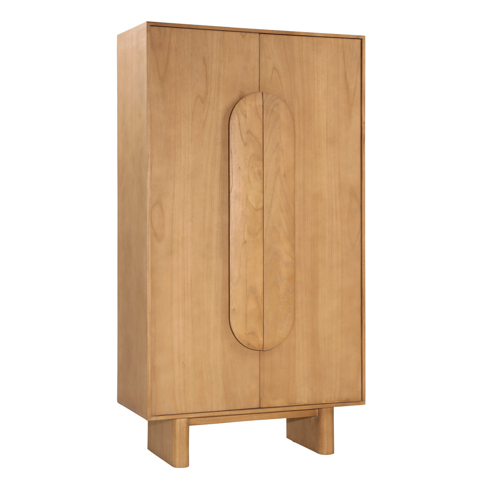 Dovetail,Display Cabinets,,Natural,Mindi Wood Veneer,Freight,Light Brown,,Wood,Wood,Wood,,REGULAR 20,$2500 - $3000 Jada Cabinet DOV11693-NATL Dovetail Dovetail