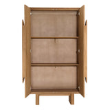 Dovetail,Display Cabinets,,Natural,Mindi Wood Veneer,Freight,Light Brown,,Wood,Wood,Wood,,REGULAR 20,$2500 - $3000 Jada Cabinet DOV11693-NATL Dovetail Dovetail