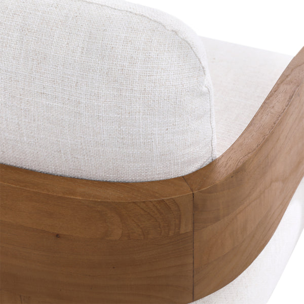 Dovetail,Accent Armchairs,,Beige and Natural,Linen Blend Upholstery and Mindi Wood,Freight,Beige,Light Brown,,Fabric,Wood,Wood,,REGULAR 15,$1500 - $1750 Maravi Occasional Chair DOV11695-BEIG Dovetail Dovetail