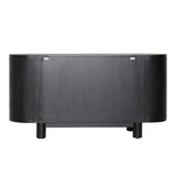 Dovetail Stefan Sideboard Mindi Wood Veneer - Black 