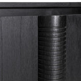 Dovetail Stefan Sideboard Mindi Wood Veneer - Black 